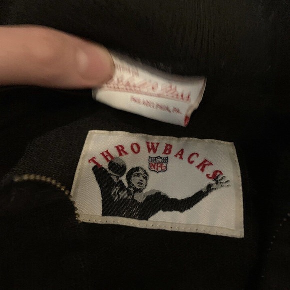 Mens Mitchell & Ness NFL Front Stripe Full Zip Sweater Pittsburgh Steelers M - Picture 5 of 11